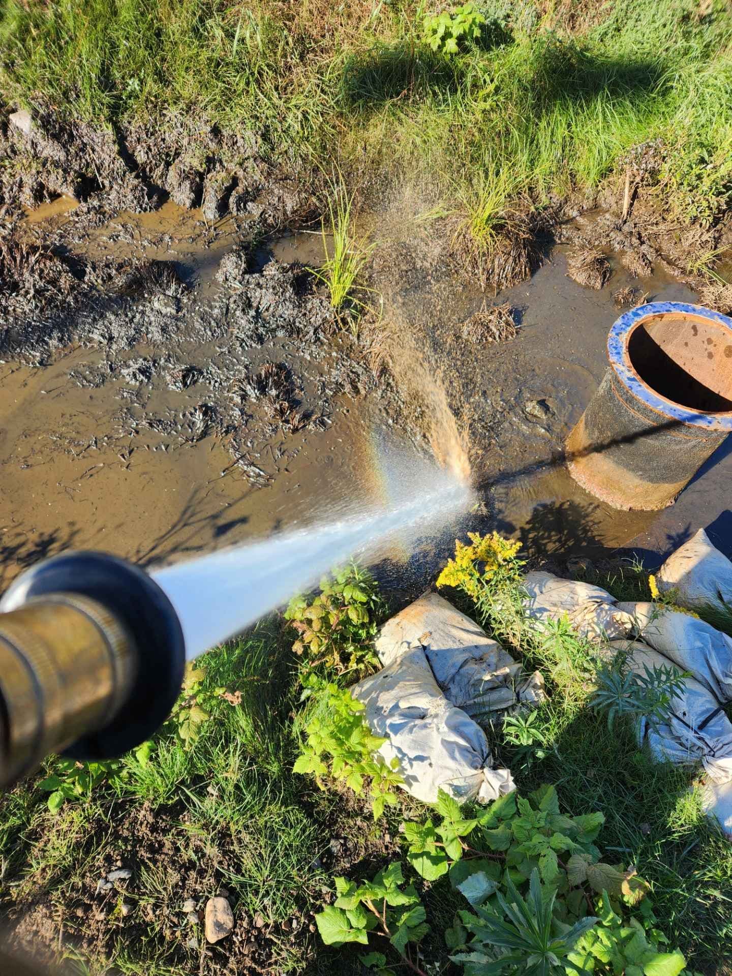 Surfactant flushing process