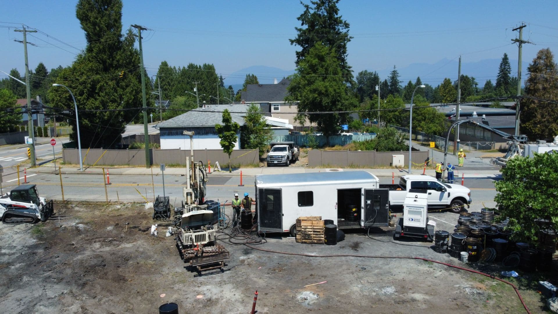 Large scale Trap and Treat BOS 100 injection site